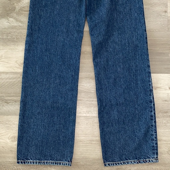 Reformation Wilder High Rise Wide Leg Jeans Womens 26 Donner Wash Blue Cotton - Picture 10 of 14